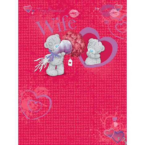 Wife Me to You Bear Large Valentines Day Card £3.99